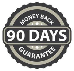 100% SATISFACTION
90-DAY MONEY BACK GUARANTEE